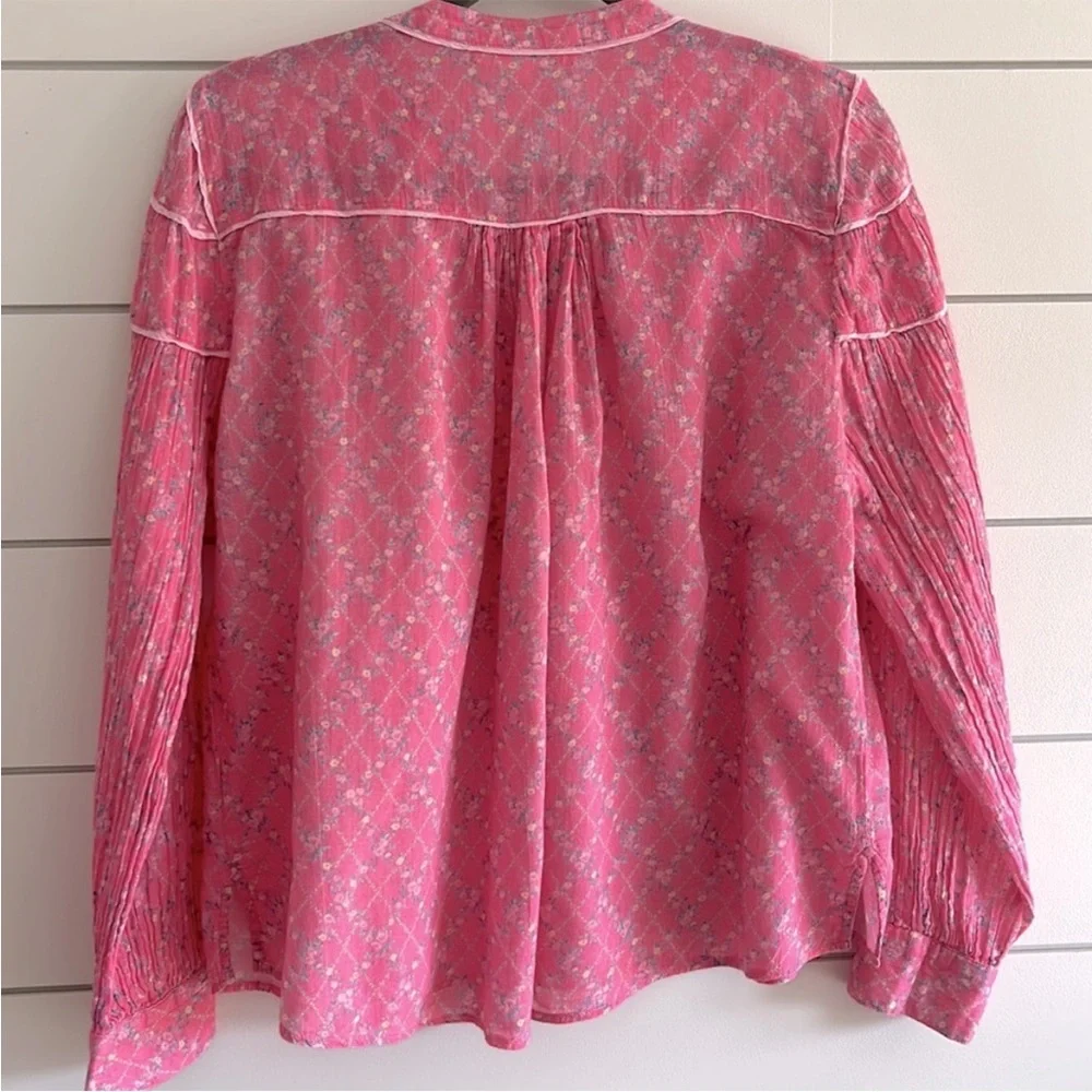 LoveShackFancy Floral Cotton Top NEW - Picture 3 of 7